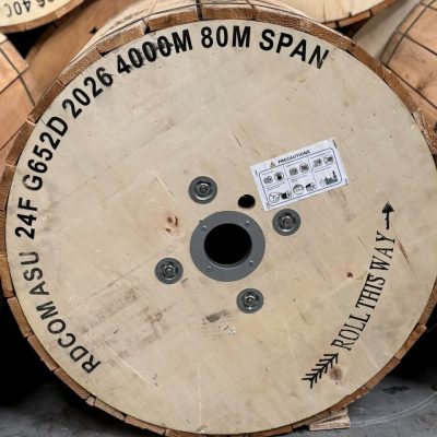 ADSS Mini Fibre Optic Cable, 4km Roll (6, 8, 12 & 24 Core)