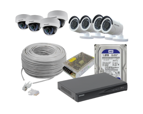 Hikvision 8 Channel IP camera IR Package 2MP 8channel NVR DS-7108NI-Q1 kit