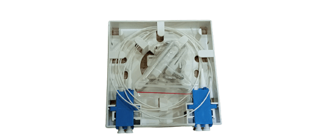 Access Terminal Box with 2pcs LC/UPC adapters and pigtails