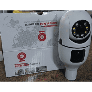 Ptz Home Security Cctv Dual Lens Screen 1080p HD Hot Wifi Bulb Camera