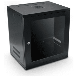 Cabinet 9U 600 x 600 mm WallMounted with fan and pdu